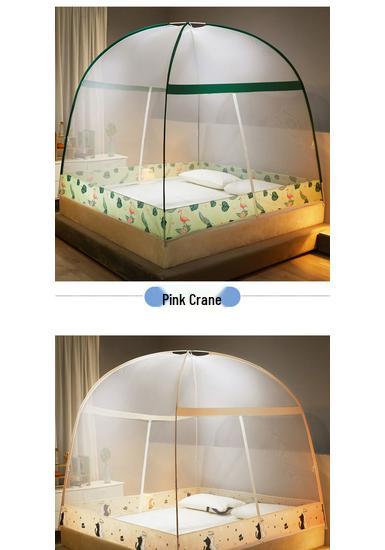2026 Portable Mongolian Yurt Mosquito Net: No-Install, Foldable, Washable, Anti-Fall Design for Kids' Bedrooms