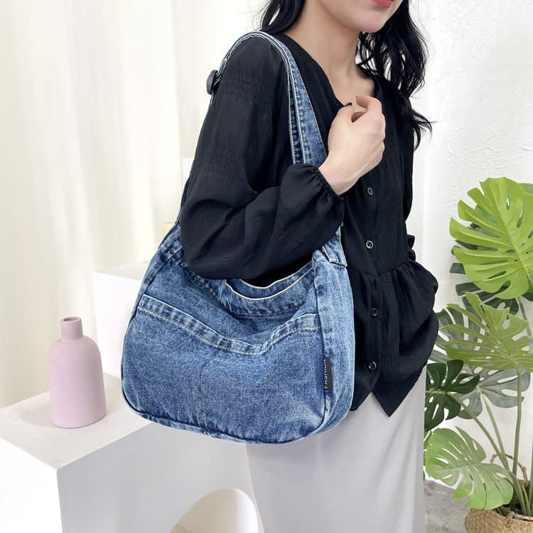 Ladies Washed Denim Bag Crossbody Bag Shoulder Bag