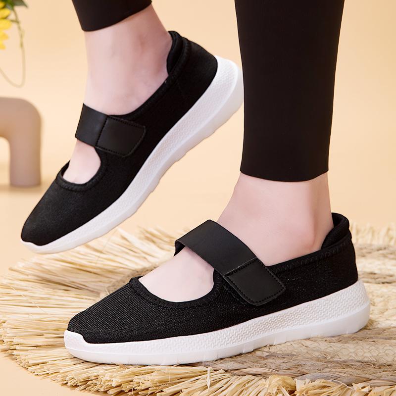 2025 Summer Women Casual Shoes Soft Portable Sneakers Walking Shoes Flat Soles for Women Breathable Slip On Shoes