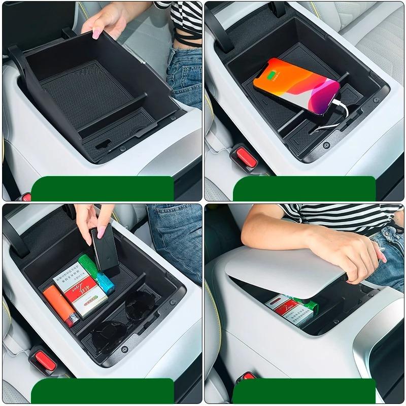 For Changan AVATR 11 2023 2024 2025 AVATAR 11 Car Central Console Storage Box Central Control Lower Storage Box Accessories