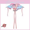 New Double-tailed Kite Grid Cloth Easy-to-fly Children's Kite Cartoon