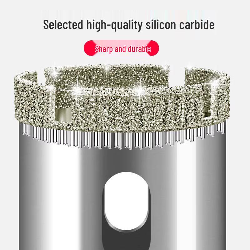 Emery Glass & Tile Drill Bit, 3-200mm Rotary Hole Saw for Marble
