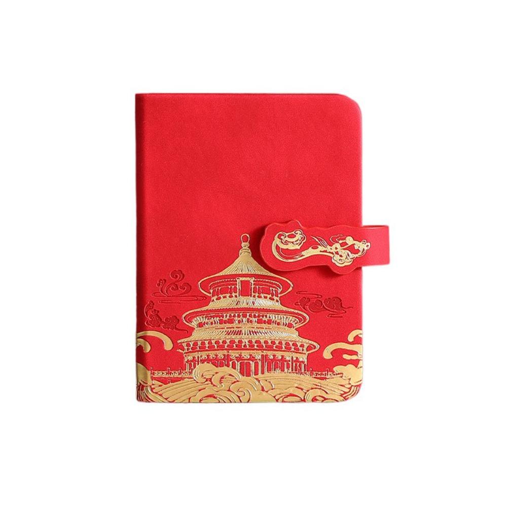 

Chinese Style Mini Daily Planner A7 Meeting Record Handbook Portable Pocket Record Notebook Travel