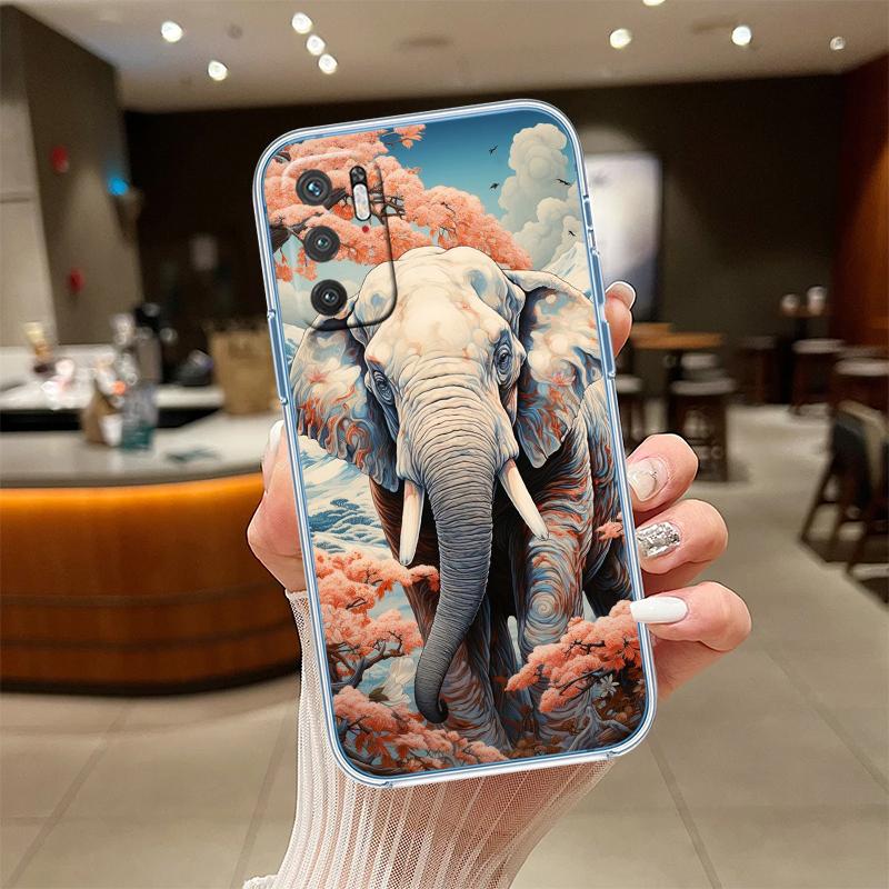 RE5 Animal Elephant Phone Case for Motorola Moto G10 G20 G30 G31 G32 G34 G35 G41 G42 G50 G51 G52 G55 G60 G60S G62 G71 G72 G75