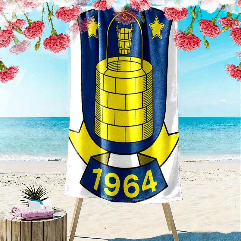 Brøndby IF POSTER Print Beach Towel, Large Soft Quick Dry Towel for Beach Camping Swimming