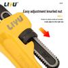 Liyu Heavy-Duty Adjustable Pipe Wrench