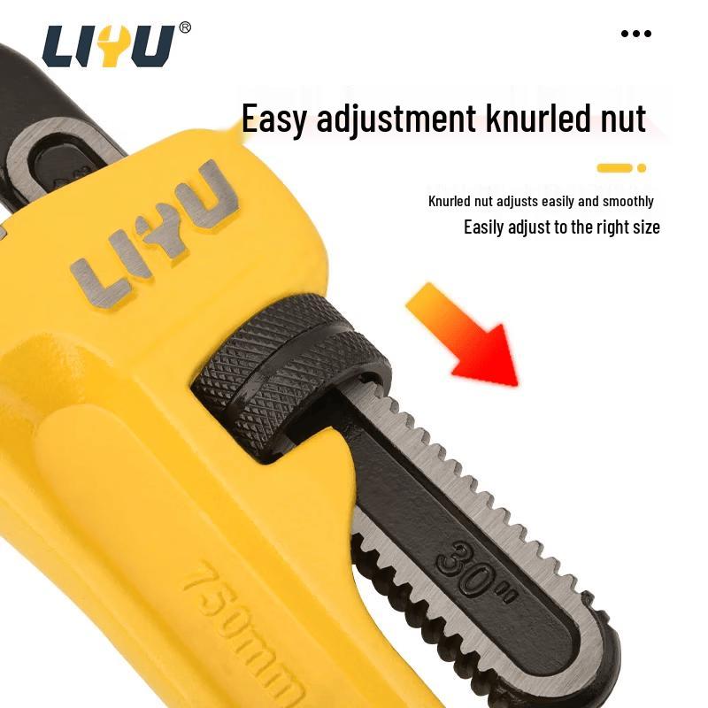 Liyu Heavy-Duty Adjustable Pipe Wrench
