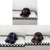 Street Dance Hat With Check Patterns And Letter Design For Summer Casual Style