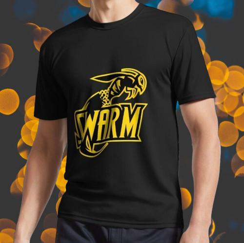 Swarm Sports Logo Active T-Shirt Funny American Unisex Size S-5XL S