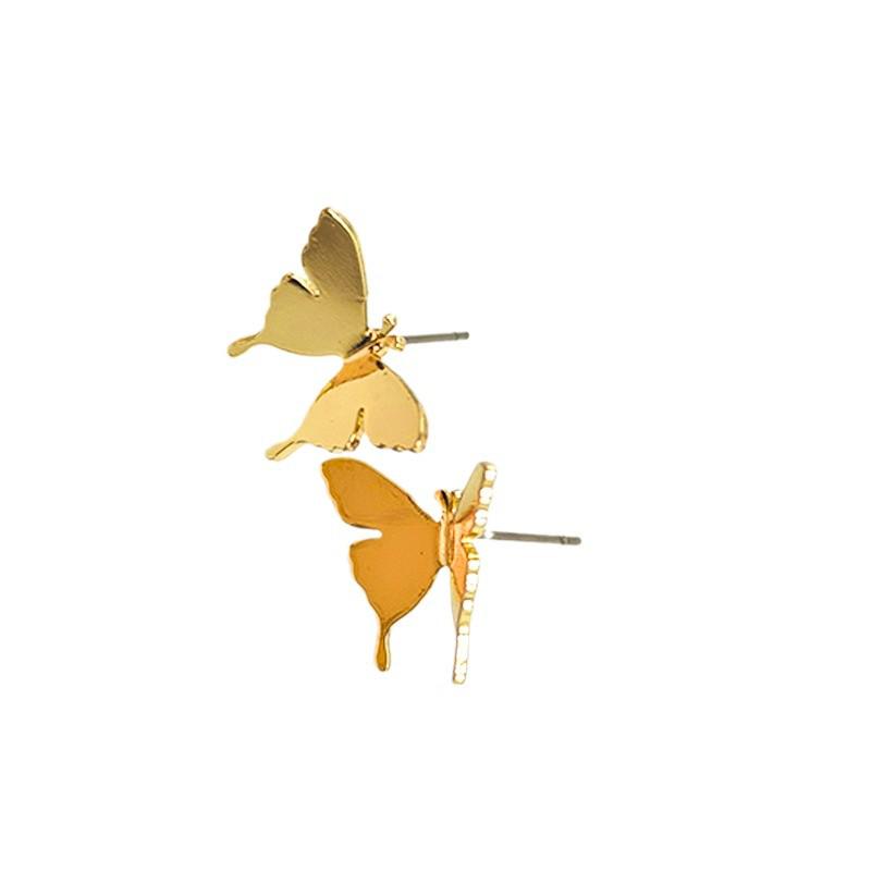 "Elegante Butterfly 18K gullbelagte øredobber: Elegante, minimalistiske og trendy ørepropper"