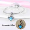 Charm Bead Components Compatible With Pan Copper Metal Firefly Ocean Star Butterfly Glowing Changing Color Trendy Authentic Original Bracelets Do It
