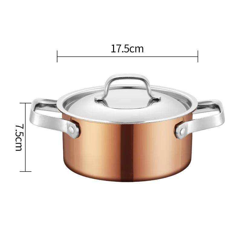 304 Stainless Steel Single Person Hot Pot Hotel Club Thickened Stainless Steel Hot Pot Commercial Family One Pot Per Person