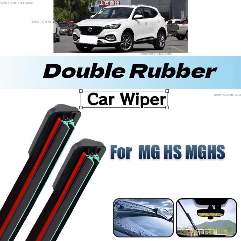 3PCS Car Wiper for MG HS MGHS 2018-2022 Front Rear Windshield