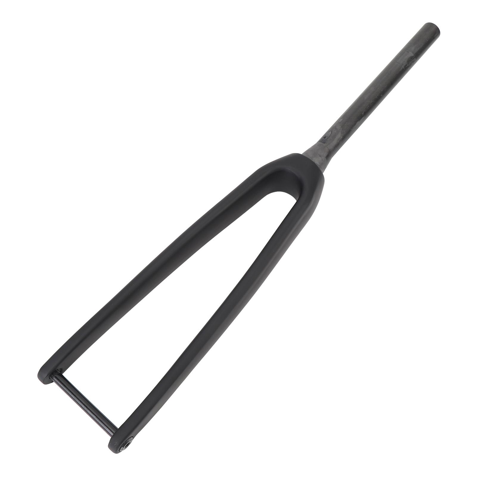 

Cycling Front Fork 3K T800 Carbon 100x12mm Thru Axle 1-1/8 Inch Diameter 45mm Offset Flat Disc Brake Front Fork