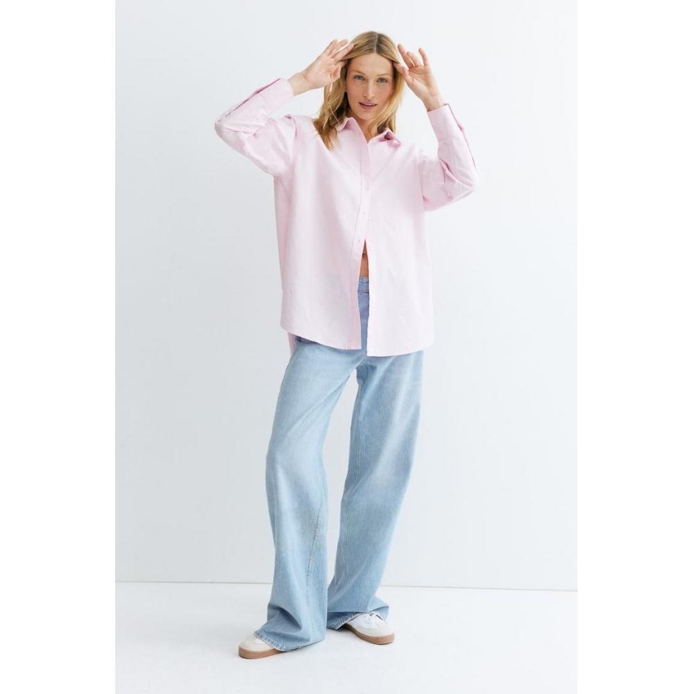 

H M Oxford shirt light pink