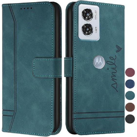 Case for Moto Edge 50 Fusion, Moto Edge 50 Fusion Wallet Case with Card Holder Leather Flip Case with Kickstand Magnetic Shockproof Wallet Case for