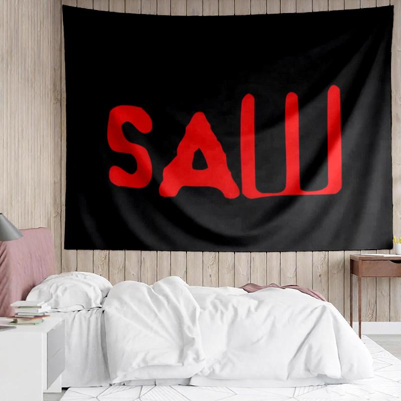Saw Movie Wall Hanging Tapestry Wall Cloth Tapestries Decor Wall Bedroom Decoration