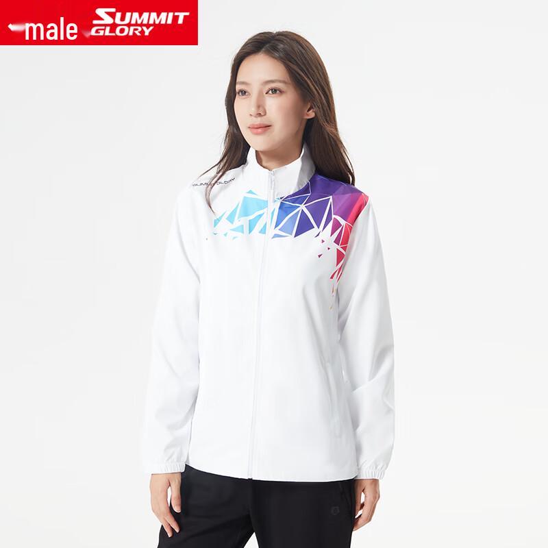 Women s Printed Stand Collar Zip-Up Cardigan Jacket L