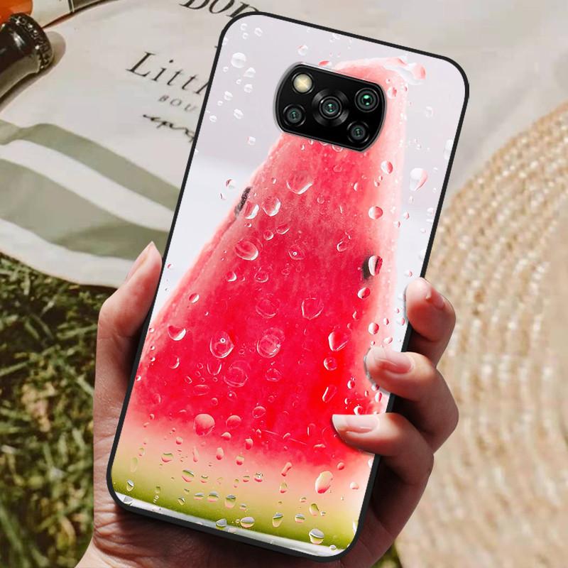 Pour Xiaomi Poco X3 NFC Coque Silicone Souple TPU Housse de Téléphone Pour Xiaomi Poco X3 NFC Coque X 3 NFC Marbre Bumper Protecteur