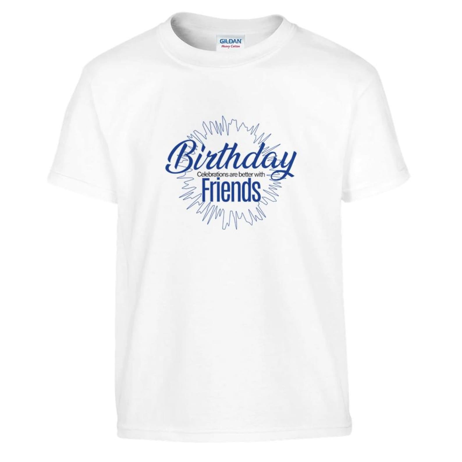 Birthday Boy Cotton Crewneck T-shirt L