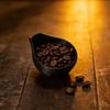 Coffee Bean Measuring Scale With Modern Minimalist Design For Coffee Enthusiasts