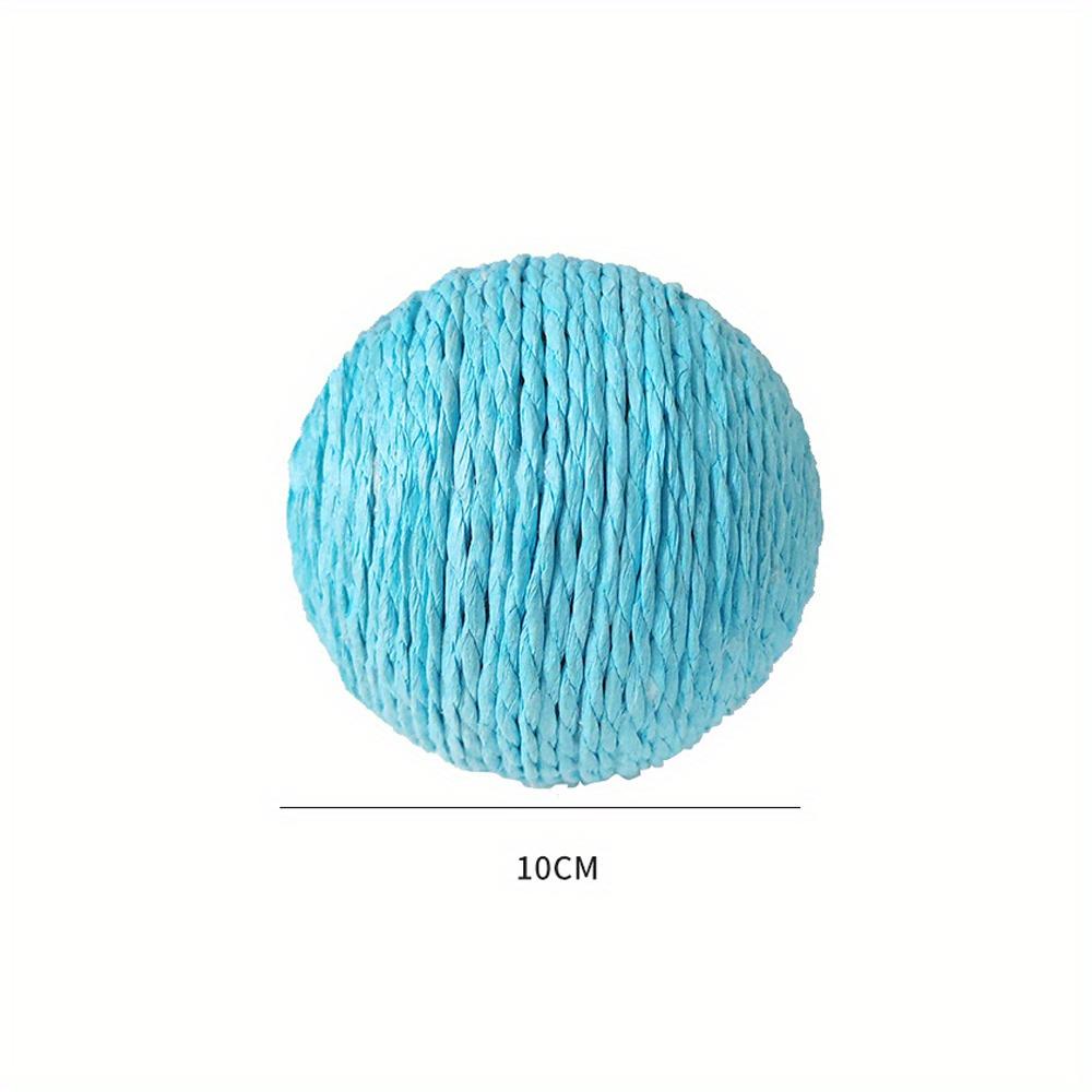 Big Sisal Cat Scratching Ball Toy Bite-resistant Kitten Interactive Chew Toys Funny Cat Scratcher Pet Supplies