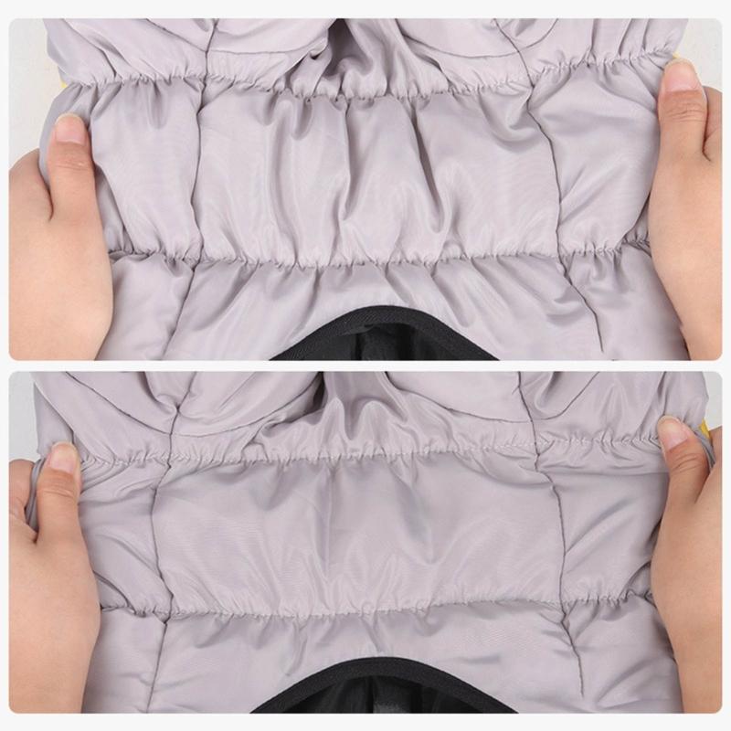 Dog Winter Coat Cosy Reflective Waterproof Dog Vest Warm Dog Clothes for Cold Weather for Medium and Large Dog