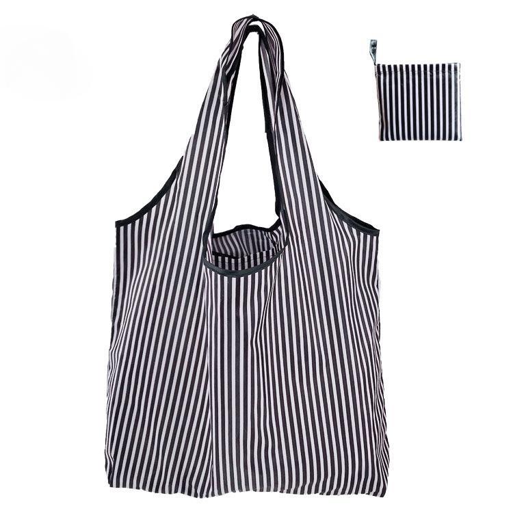Household Goods Foldable Handy Shopping Bag Reusable Tote Pouch Recycle Frinted Storage CLE