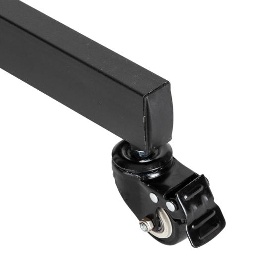 TSY 1600 32-70" TV Mobile Cart Weight Bearing 60kg Maximum VESA 400*600 Up and Down Adjustable 15° with Pulley Tray Camera Bracket