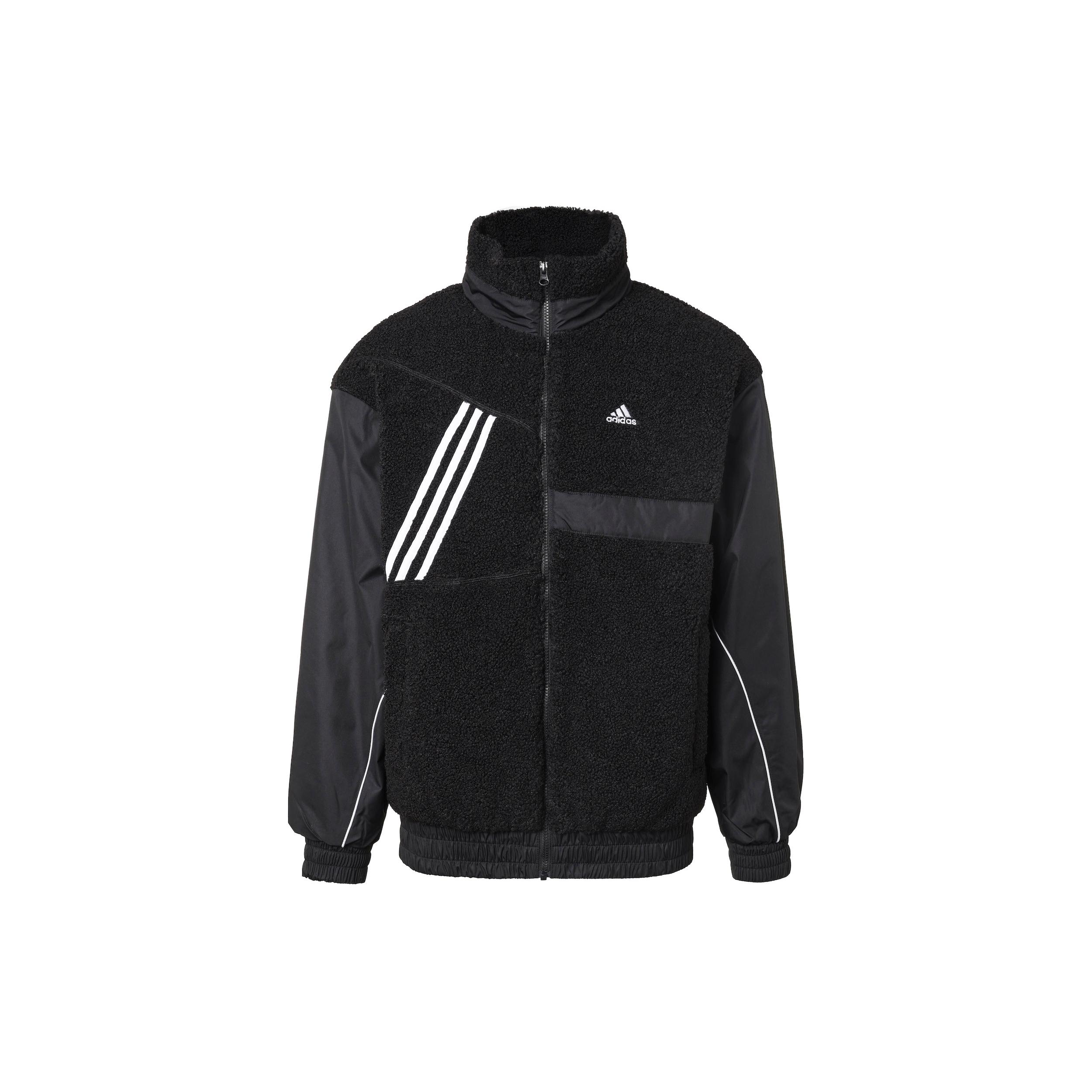 Мужское пальто Adidas с бархатистым ощущением Черное IK5110 XL