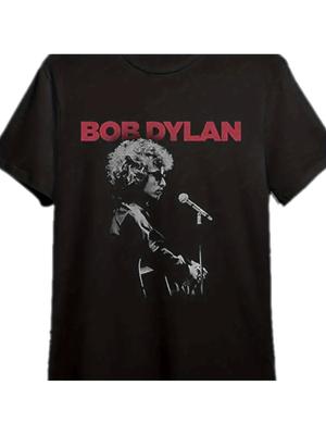 Bob Dylan grafické tričko 100% bavlna kulatý výstřih pánské celoroční všestranné čistá bavlna pár streetwear top