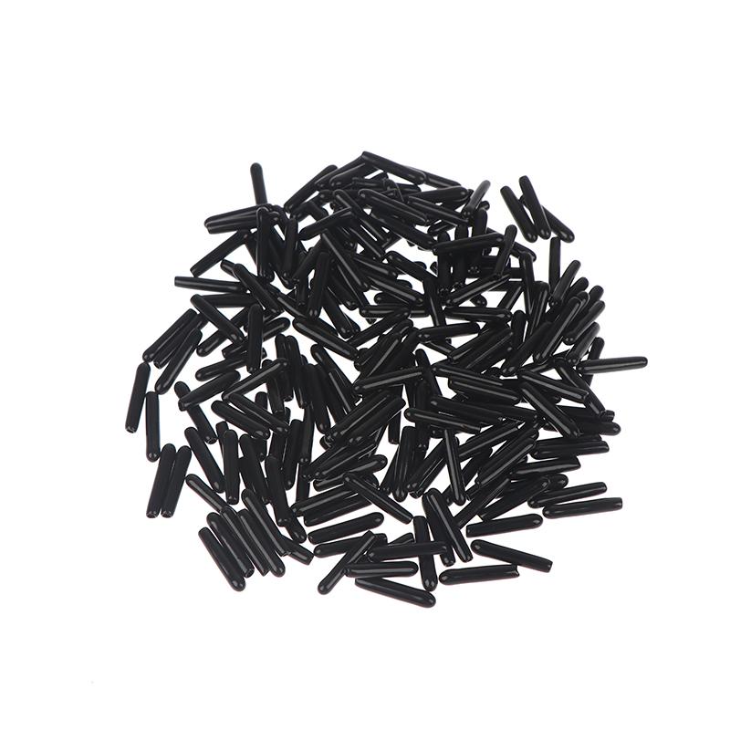 200 Pezzi Protezioni Filettate per Tubi in Plastica Tappi Terminali a Vite in Gomma PVC Resistente Coperchi Mozzo per Raccordi Hardware