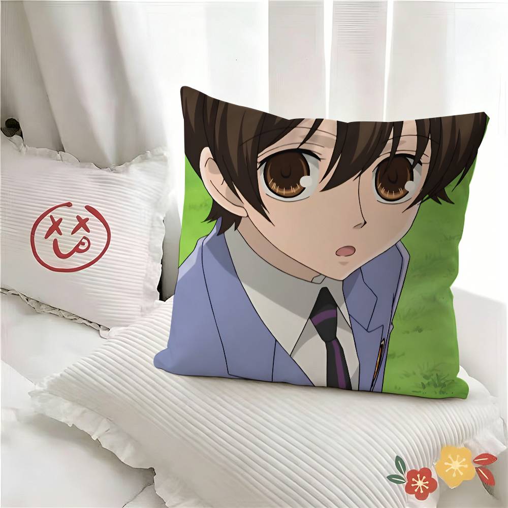 1pc Cartoon H-Haruhi F-Fujiokas Pillow Case Fashion Square Pillowcase Bedroom Sofa Room Ins Decoration Leisure