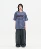 Nontai Pigment Dyed Vintage Band Graphic Tee (Blue)