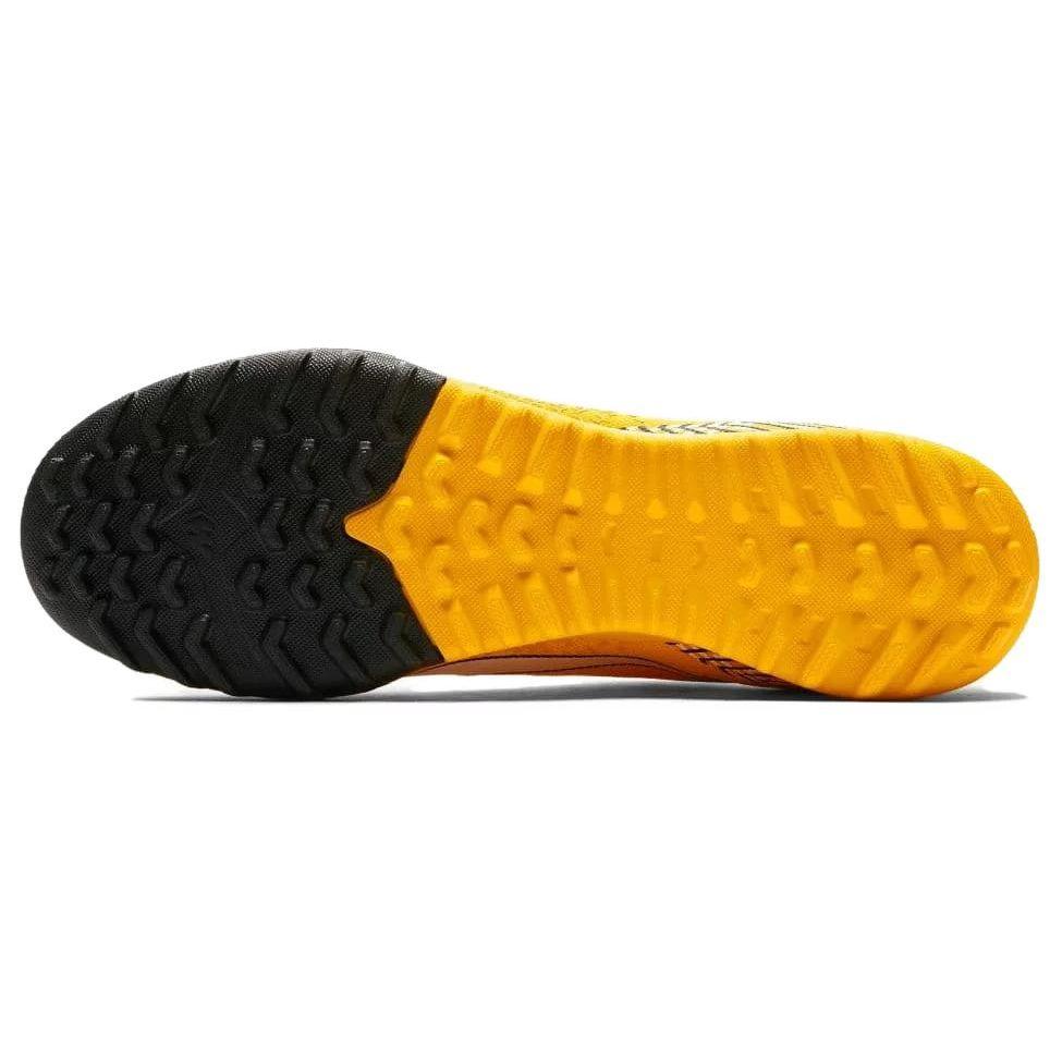 Nike Mercurial Vapor 12 Artificial Turf AG (Rubber Short Studs) Shock Absorbing Durable Soccer Shoes Unisex Soccer Shoes Yellow Black AO4703-710