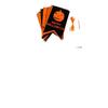 Halloween Pumpkin Lantern Backdrop & Photo Props Set with Party Banners and Hanging Flags