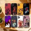 Anime R-Rurouni Kenshin Phone Case For iPhone17,16,15,14,13,12Plus,Pro Max,XS,5G Soft Silicone Black Cover