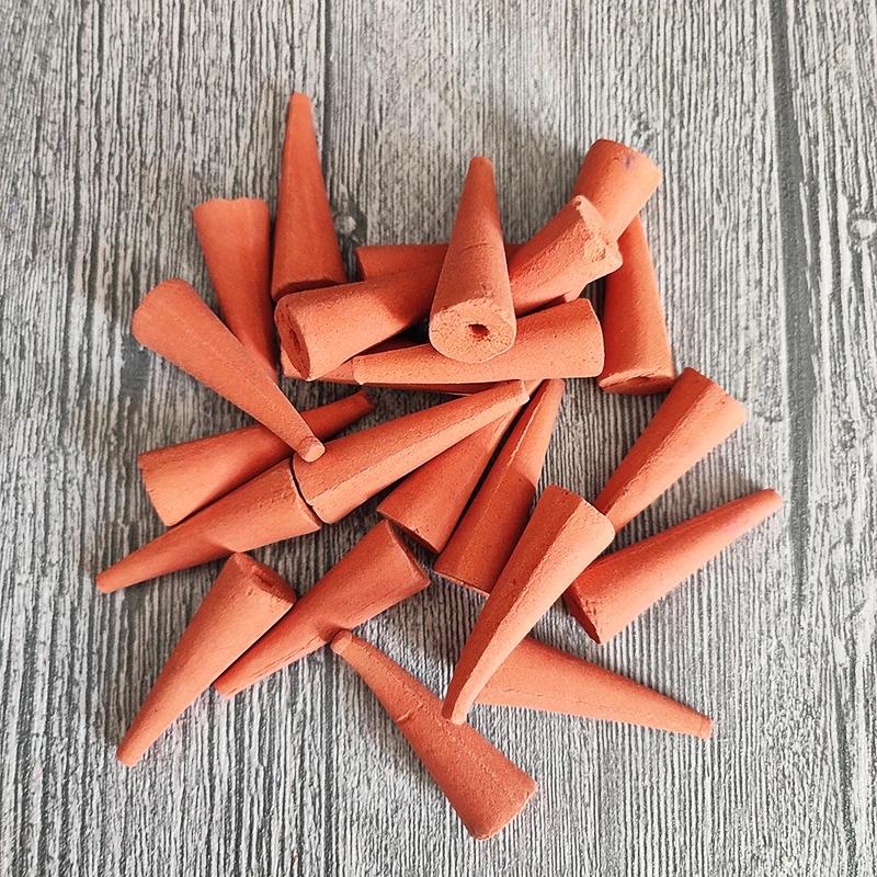 50pcs Natural Oversize Backflow Incense Cone 25 Minutes Mixed Scents Reflux Tower Incense Sandalwood Aromatherapy