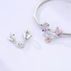 Original Copper Plated Charms Durian Luminous Cat Bear Love For Women Beads Fit Bracelet Necklace Jewelry Making Gift