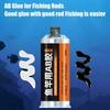 50ml Fishing Rod Glue Transparent AB Glue Repair Solution Epoxy Resin  Guide Rings Repair