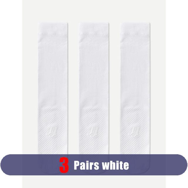 3 Pairs Man Silk Socks Long Business Thin Nylon Non-Slip Breathable High Tube Below Knee Calf Formal Wear Crew Socks Gentleman