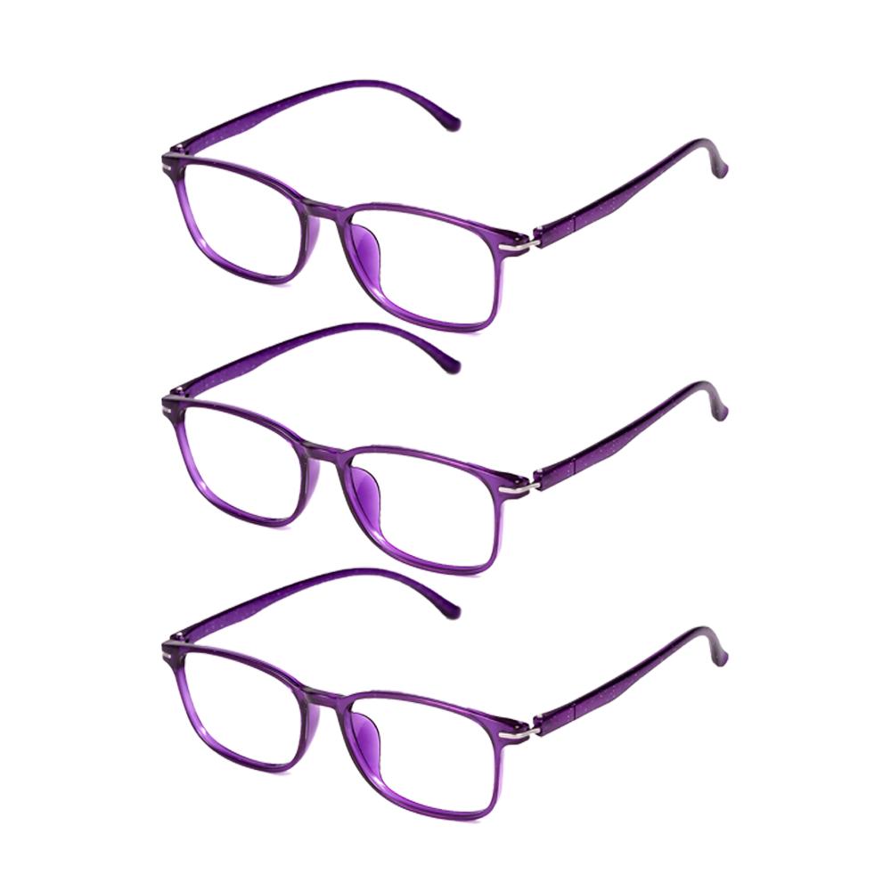 

3 шт. Модные очки для чтения Женские Новые Высокой Четкости Очки от Пресбиопии с Защитой от Синего Света Сверхлегкие Компьютерные Очки от +1.0 до +3.0 3.0