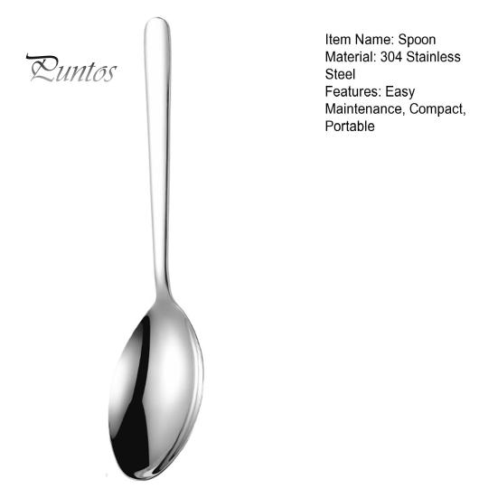 Kitchen Soup Spoon Stainless Steel Serving Elegant Buffet Utensil Heavy-Duty Slotted Easy Clean for Commercial Grade Restaurant Scoop Mirror Polished