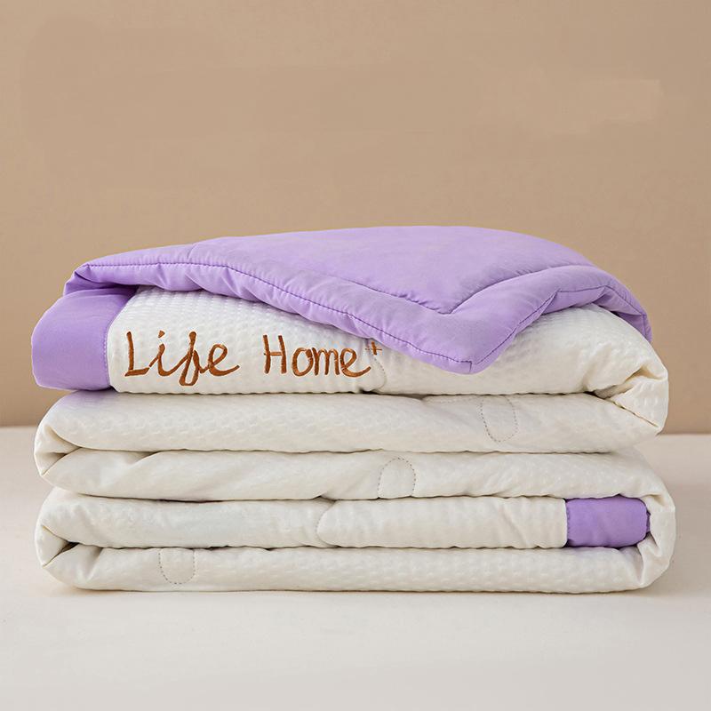 

Зимнее одеяло из соевого волокна, утолщенное одеяло с кондиционером, одноместное студенческое одеяло, одеяло для обеденного перерыва, одноместное летнее прохладное одеяло 110x150cm