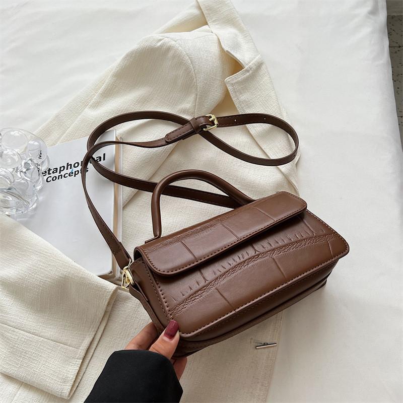 

Retro Style Pu Handbag Women s 2023 New Chic Minimalist Shoulder Bag