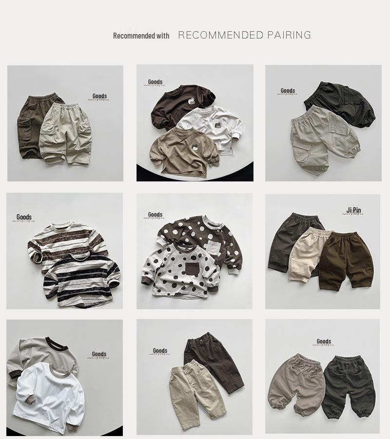 Favor~Kinder Retro Koreanischer Stil Hemdjacke: Trendiges Frühjahr 2025 Oberteil für Jungen & Mädchen