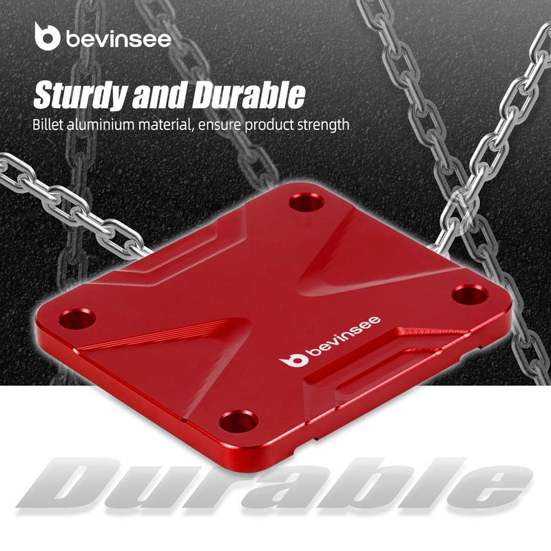 BEVINSEE Timing Chain Cover Plate for Toyota FJ Cruiser/4Runner/RAV4/Tacoma/Highlander/Sienna/Camry/Venza, Replace 11324-0P010