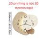 High-end Digital Wall Clock Nordic Wall Hanging Clock Modern Wall Painting Light  Living Room