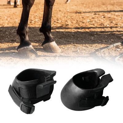 1 Pair Horse Hoof Protective Gear and Training Equipment, Horse Hoof Boot, Equine Boot, Over Reach Boot for Horses
