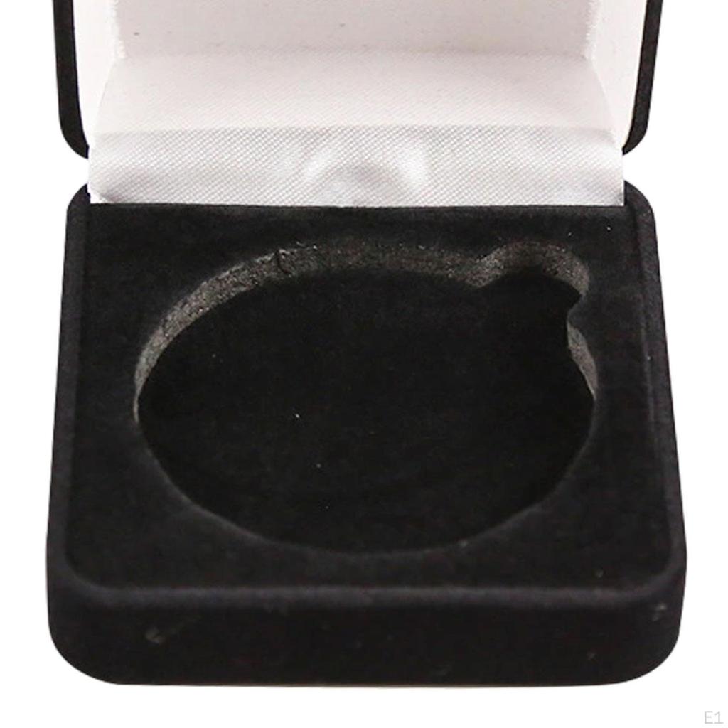 Challenge Coin Box, Commemorative Holder, Gift Box Dustproof Presentation Display for